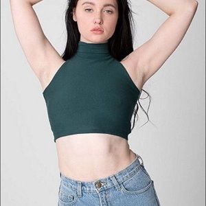 American Apparel Turtleneck Crop